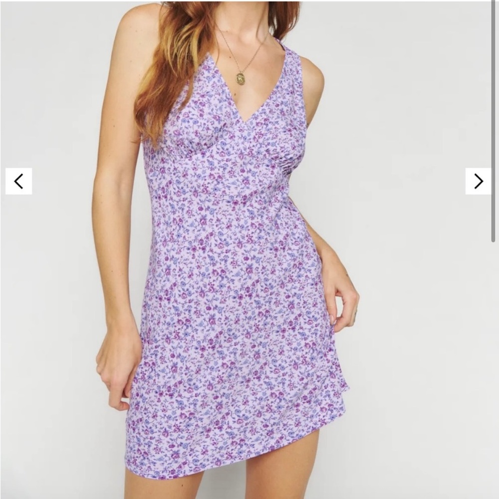 NWOT Reformation Purple Calix Dress